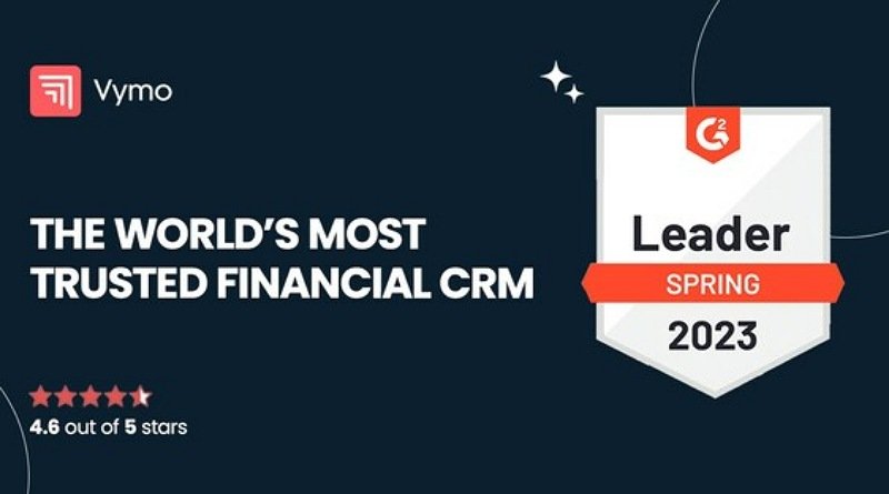 Tenaga Penjualan Memilih Vymo sebagai Pemimpin dalam Layanan Keuangan CRM di G2