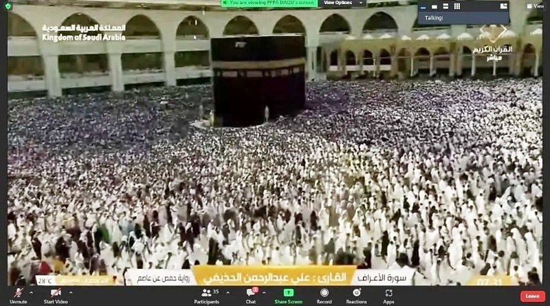 Doa Bersama dan Khataman Akbar Langsung dari Masjidil Haram
