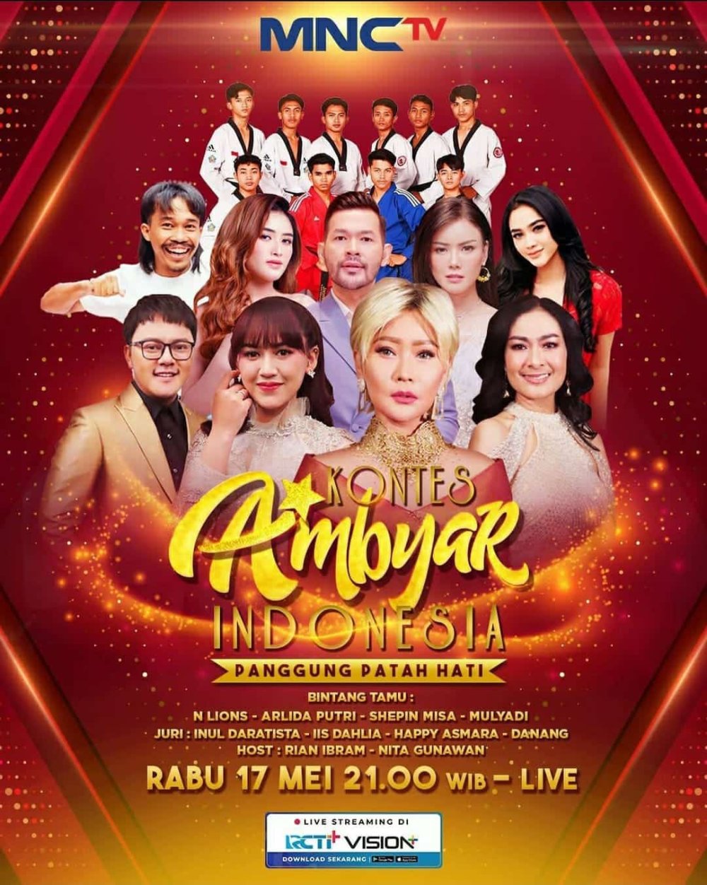 Malam ini, Ngopi Maszeh bareng Happy Asmara di Kontes Ambyar Indonesia!