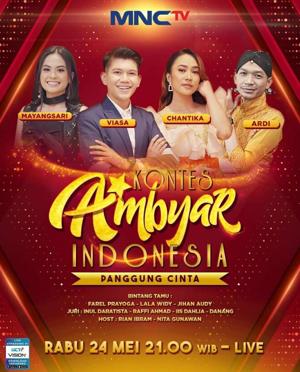 Nanti Malam! 4 Kontestan di Grup A Siap Unjuk Gigi di Kontes Ambyar Indonesia