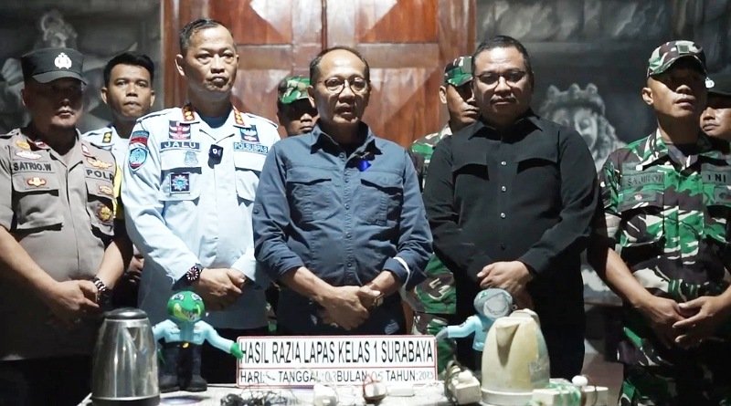 Pimpin Penggeledahan Hunian di Lapas Surabaya, Stafsus Menkumham Ingatkan Pentingnya Intelijen Pemasyarakatan
