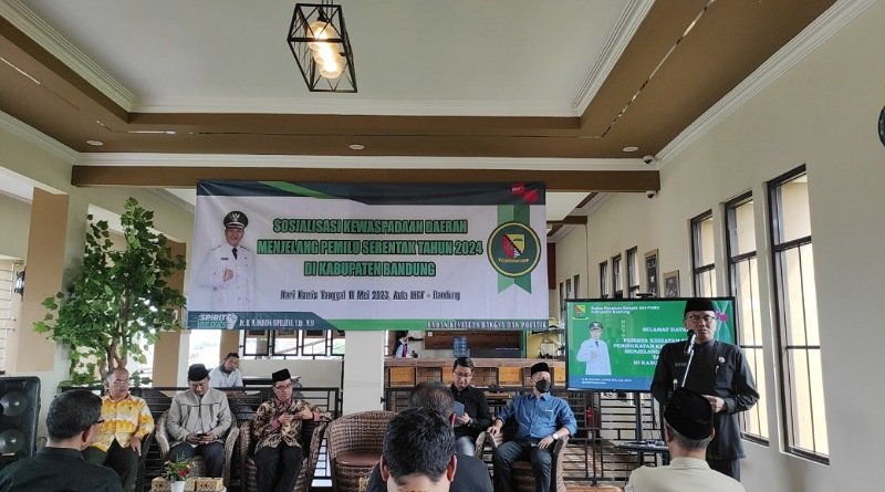 Kepala Kesbangpol, "Kabupaten Bandung ini tingkat kerawanan Pemilunya nomor 3 di Indonesia"