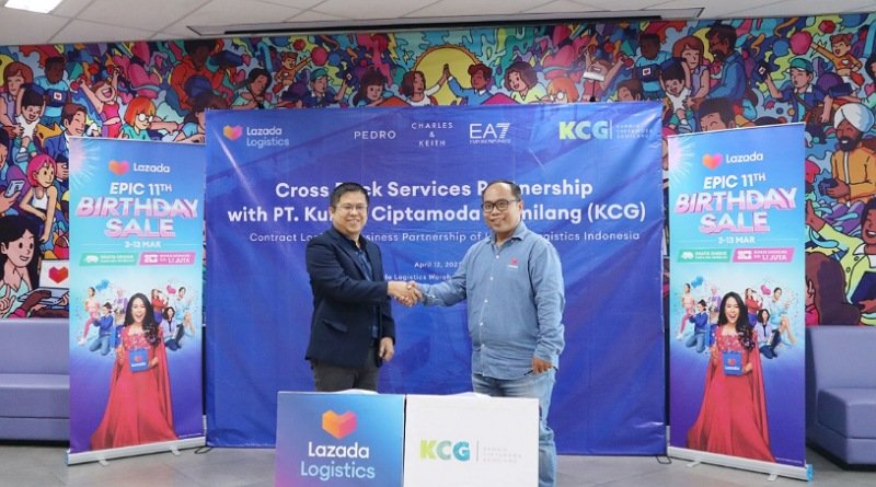 Lazada Indonesia dan PT. Kurnia Ciptamoda Gemilang (KCG Group) Jalin Kerja Sama untuk Tingkatkan Efisiensi Logistik Produk Ritel