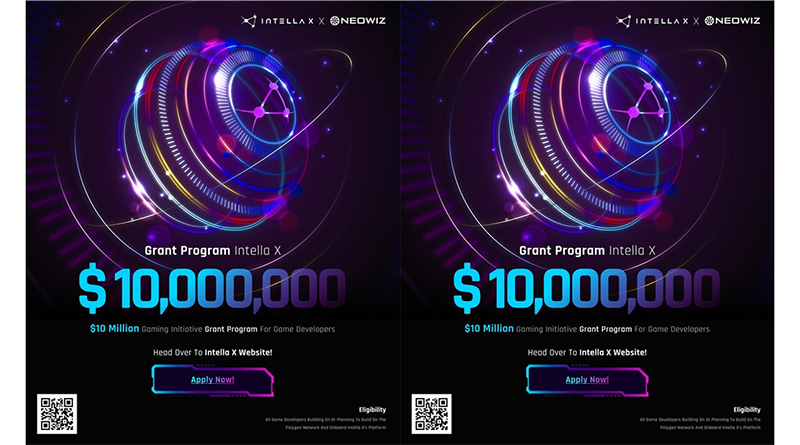 Intella X dari NEOWIZ Lansir Program "Gaming Initiative Grant" Senilai $10 Juta guna Mendukung Ekosistem Web3 Gaming