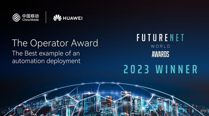 Proyek Kolaborasi China Mobile dan Huawei Collaboration Raih "The Operator Award" di FutureNet World 2023
