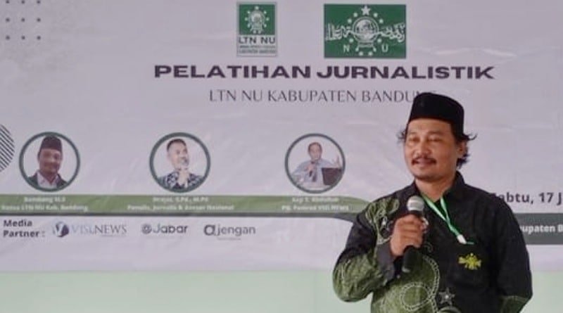 K.H. Yusuf Ali Tantowi Dorong LTN NU Kab. Bandung untuk Terus Mengadakan Pelatihan Jurnalistik