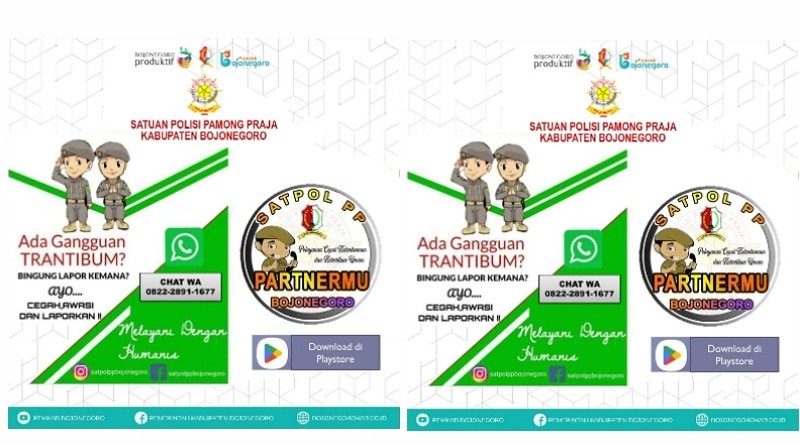 Tingkatkan Trantibum, Satpol PP Bojonegoro Buka Layanan Pengaduan Online
