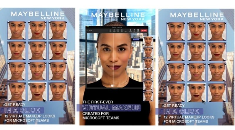 Tinggal klik, Makeup Virtual Pertama di Microsoft Teams