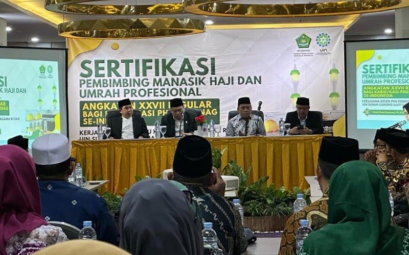 Kemenag Gelar Sertifikasi Pembimbing Haji dan Umroh bagi ASN di Bandung