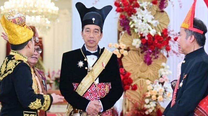 Upacara HUT ke-78 RI di Istana Negara, Presiden Jokowi Kenakan Pakaian Khas Kesunanan Surakarta