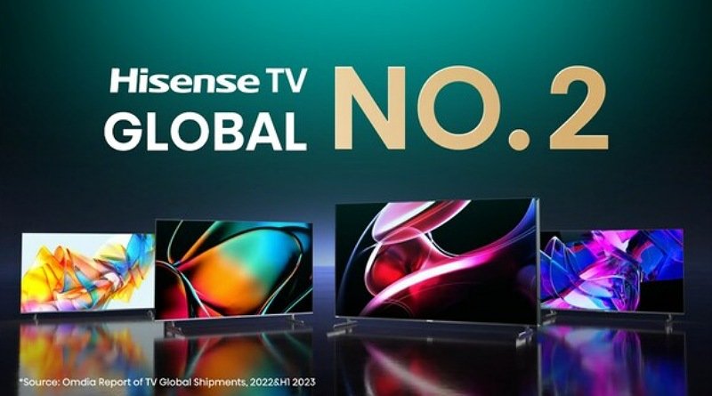 Hisense Capai Peringkat Kedua Dunia dalam Volume Penjualan TV Selama Tiga Triwulan Berturut-turut