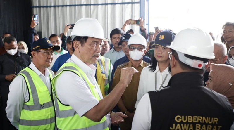 Menko Marves Kunker ke TPST Oxbow Cikukang Kabupaten Bandung