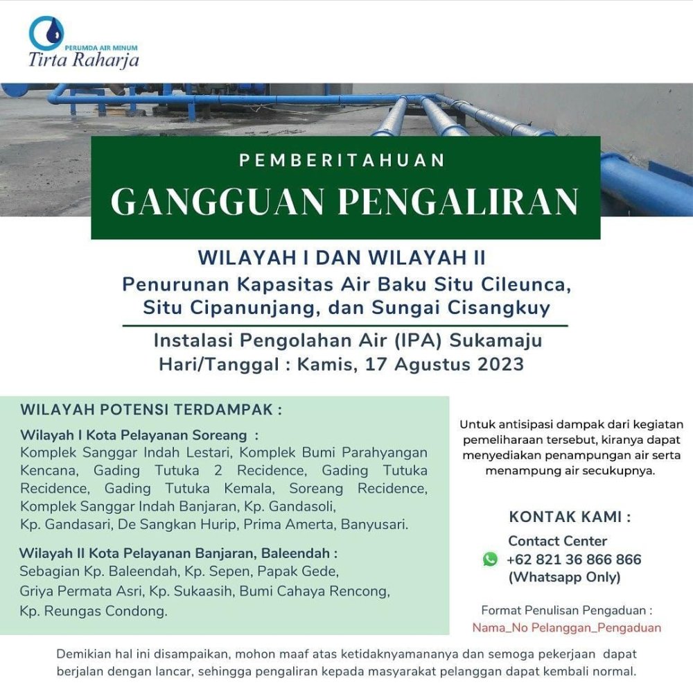 Warga di Himbau Stok Air, PDAM Tirta Raharja : Dampak Kekeringan Fenomena El Nino