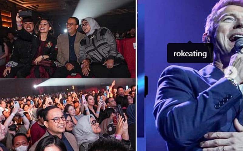Anies Baswedan Nonton Konser Ronan Keating Bersama Istri, Tidak Kalah Mengagumkan Penampilan Putri