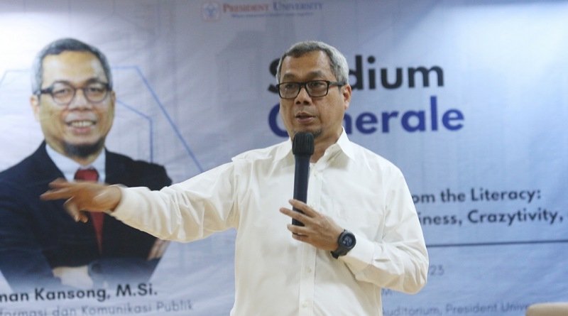 Menyikapi Era Transformasi Digital, Ini Kata Dirjen IKP Kemenkominfo Usman Kansong di President University