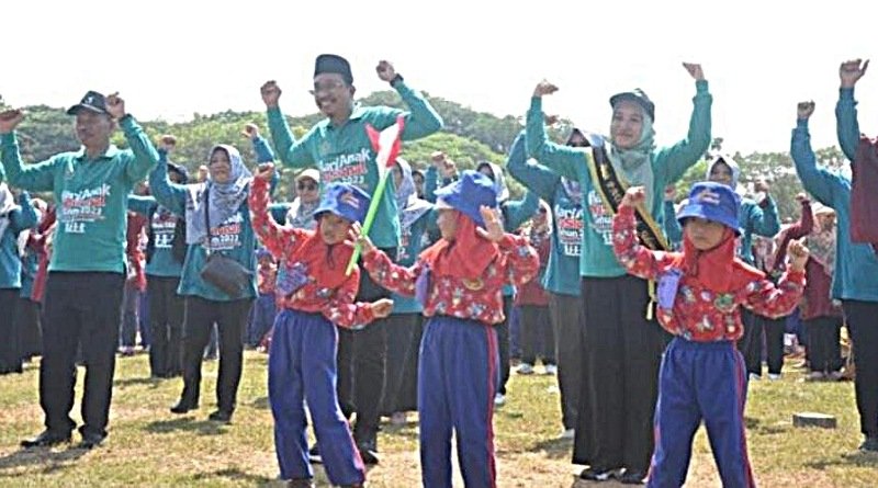 Gus Muhdlor & Ning Sasha Peringati HAN 2023,Siapkan Generasi Emas Tahun 2046