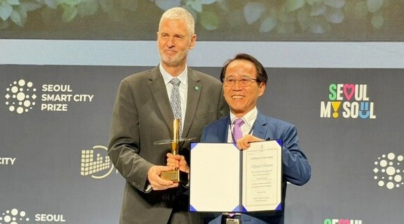 Aplikasi "Smart Agrinfo" Kota Kaohsiung Raih "Special Award" di WeGO Seoul Smart City Awards