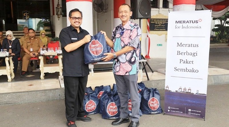 Pemkot Surabaya Terima Bantuan 500 Paket Sembako dari Meratus