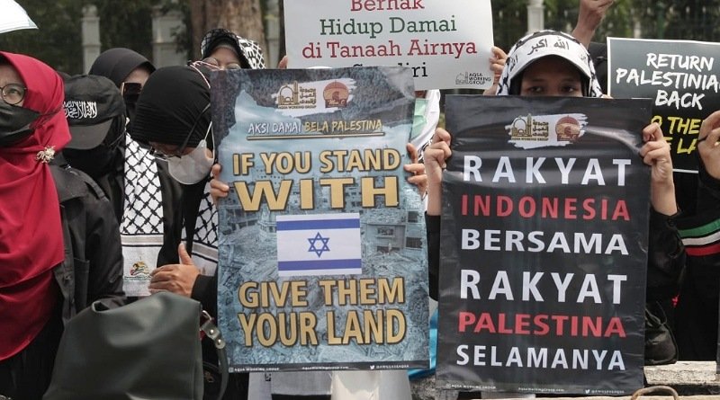 Dukung Perjuangan Palestina, AWG Gelar Aksi Damai Depan Kedubes Amerika Serikat
