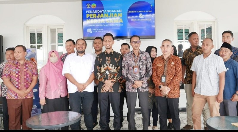 Optimalkan Pendaftaran PT Perorangan, Kemenkumham Jatim Gandeng Pemkab Bangkalan