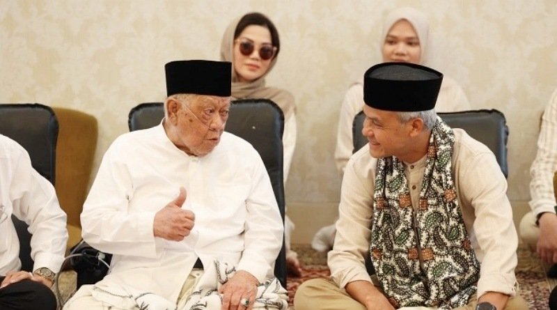 Kunjungan ke Palembang, Ganjar Pranowo Bertemu Haji Agus Salim Seorang Pengusaha Sukses