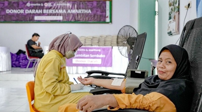 Dukung UMKM, Amartha Gelar Kegiatan Donor Darah dan Kelas Literasi Keuangan & Digital di Jember