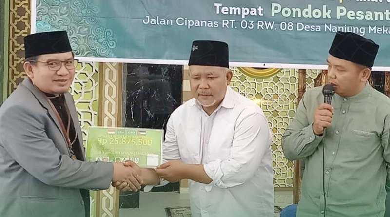 MWC NU di Kabupaten Bandung Serahkan Donasi untuk Palestina
