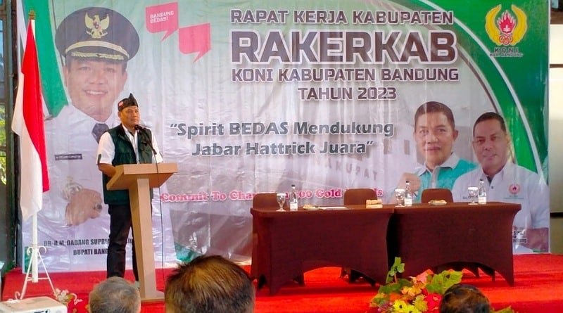 Rakerkab 2023, KONI Kab Bandung Optimis Raih Target 100 Medali Emas di Porprov 2026
