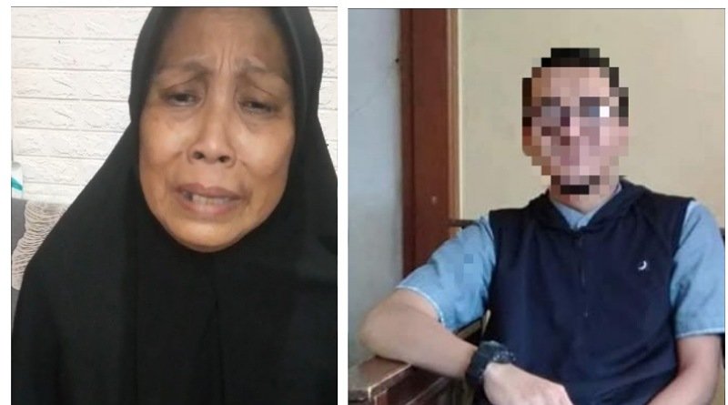 Ibu Iis (61), "Pak Jokowi tolong anak saya pak. Tolong pak..."