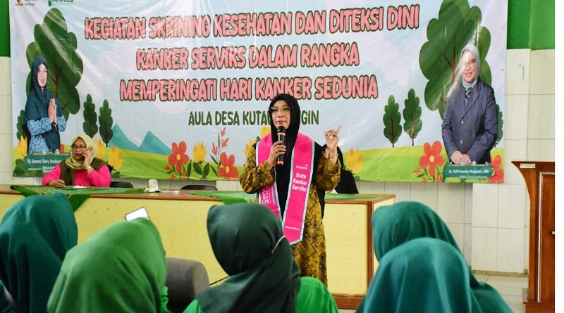 Emma Dety Ajak Masyarakat Lakukan Pemeriksaan Deteksi Dini Kanker Serviks