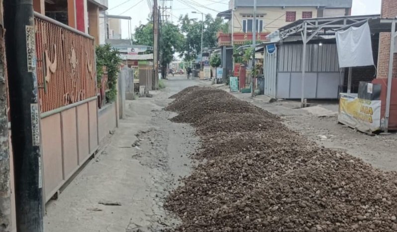 Pemkab Sidoarjo Kebut Perbaikan Jalan Keling Jumputrejo, Jalan ditinggikan 15cm