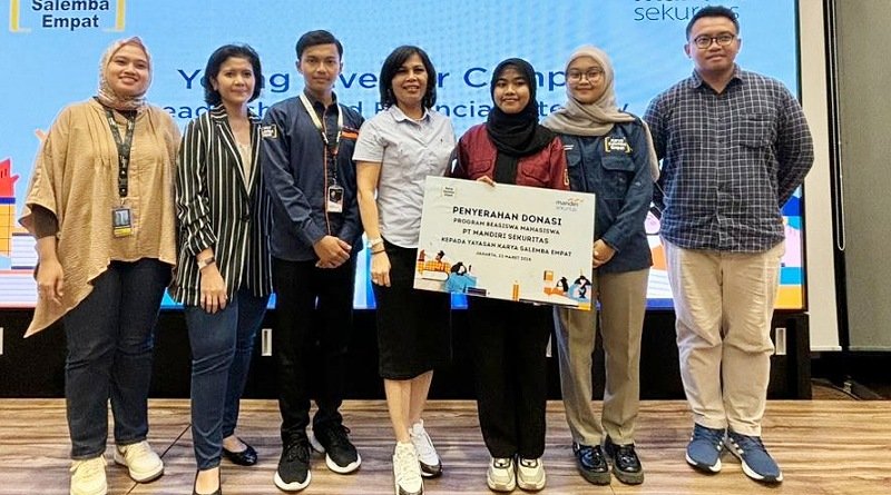 Peduli Pendidikan, Mandiri Sekuritas Gelar Kegiatan Literasi Keuangan, Beasiswa dan Donasi