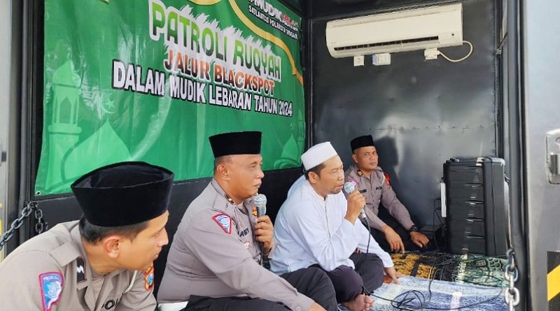 Usir Energi Negatif Polisi Sidoarjo Gelar Patroli Rukyah di Jalan Layang Trosobo