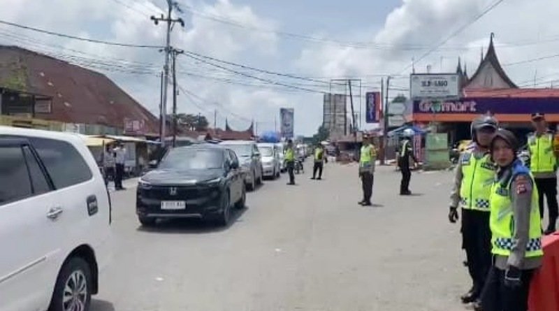 H+3 Lebaran Idulfitri, Kamseltibcarlantas di Bukittinggi Berjalan Aman dan Kondusif