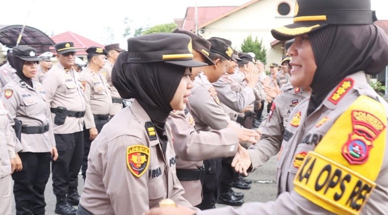 Dipimpin Kombes Pol Yessi Kurniati, Polresta Bukittinggi Gelar Halalbihalal