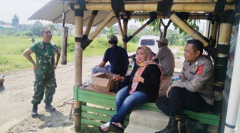 Jelang Hari Jadi ke-383 Kab Bandung, Tiga Pilar Desa Pananjung Bersihkan Lapangan Sadewata