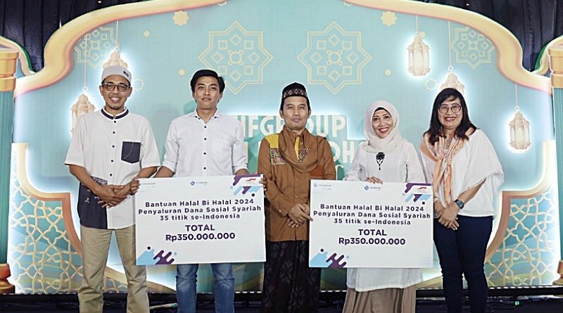 Semarak Halal bi Halal FIFGROUP, 35 Panti Asuhan Berbagi Kebahagiaan Bersama Ustadz Maulana