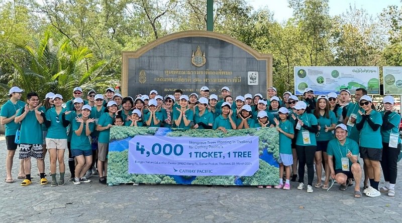 Inisiatif 1 Ticket, 1 Tree1 Ticket, 1 Tree Cathay Mencapai Tonggak Sejarah Baru