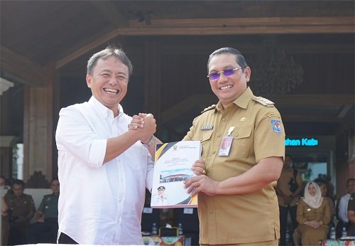 Pj. Bupati Yudia Ramli Apresiasi Kinerja Pj.  Bupati Sumedang Sebelumnya
