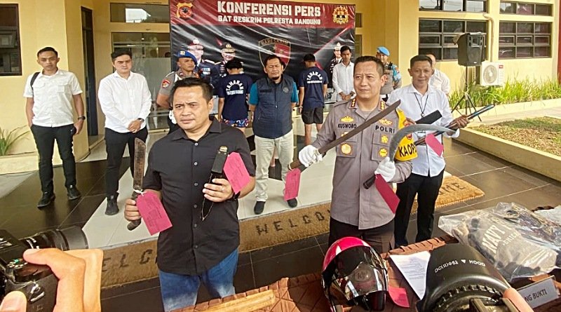 Polresta Bandung Bekuk Pelaku Pembacokan Terhadap Tujuh Orang Warga di Cicalengka