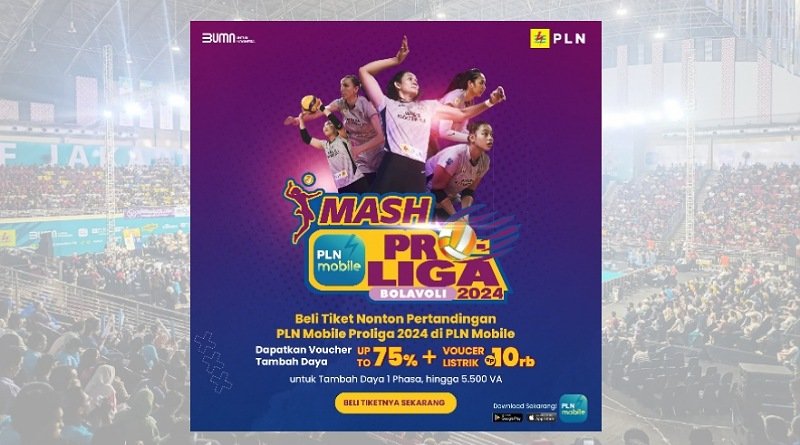 Proliga 2024 Seri Palembang Siap Digelar, Begini Cara Dapatkan Tiket di Aplikasi PLN Mobile