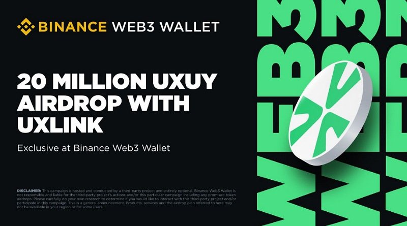 Dorong Pertumbuhan Sosial dalam Web3, UXLINK dan Binance Web3 Wallet Meluncurkan Kampanye Pemasaran Bersama