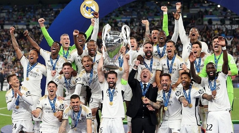 Real Madrid Raih Gelar Juara Liga Champions ke-15 dengan Catatan Tak Terkalahkan