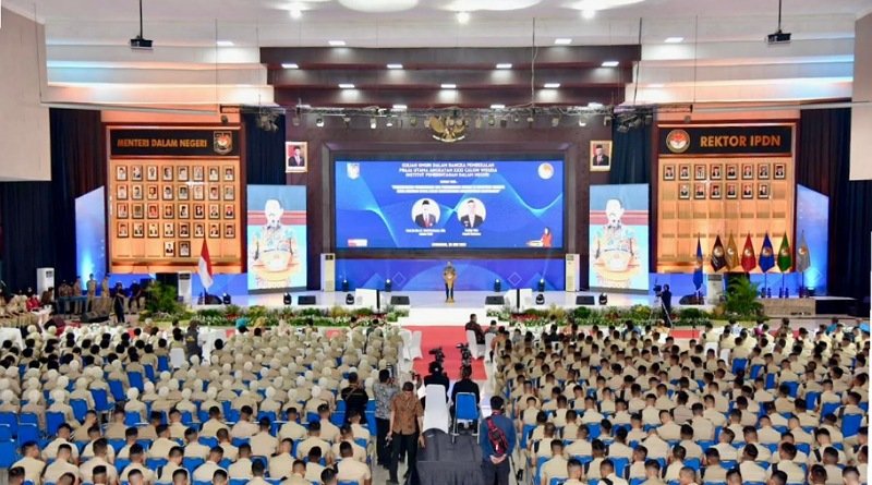 IPDN-Kemendagri Gelar Kuliah Umum untuk 1.097 Praja Utama, Dihadiri Bupati Kaimana Freddy Thie