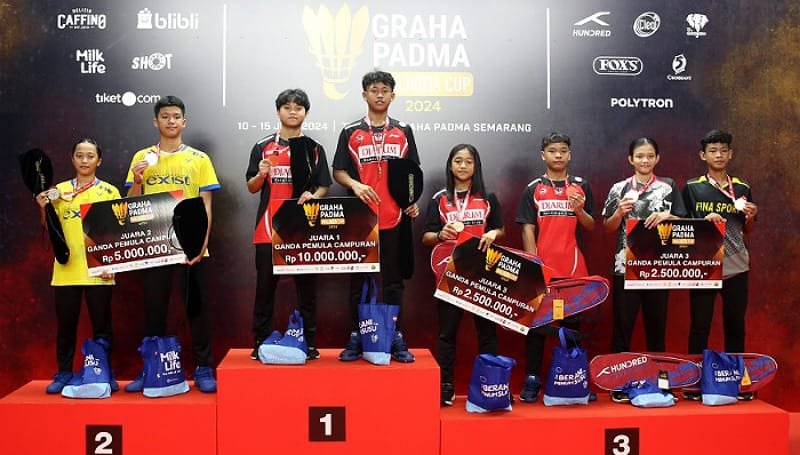 PB Djarum Dominasi Podium di Graha Padma Walikota Cup 2024 Semarang