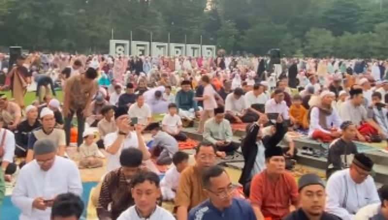 Warga Bogor Rangkul Semangat Idul Adha dengan Sholat Khidmat dan Amal di Lapangan Sempur