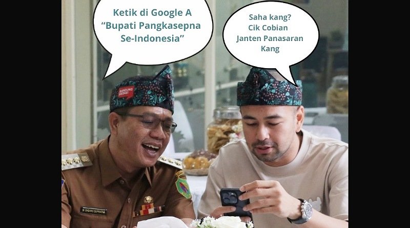 Nama Bupati HM Dadang Supriatna Mendadak Viral di Media Sosial Gara-Gara 'Bupati Pangkasepna'