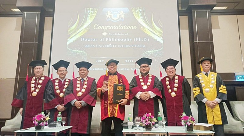 Yadi Mulyadi Raih Gelar Doktor Terbaik di Bidang Pendidikan dari Malaysia
