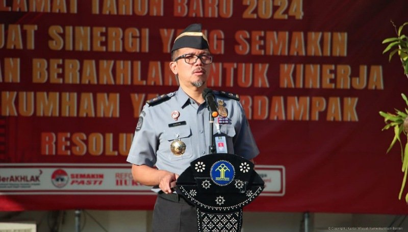 Pegawai Kemenkumham Banten Memperkuat Komitmen Melalui Apel Pagi Akuntabel