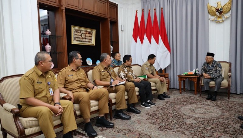 Wakil Presiden Ma'ruf Amin Apresiasi Upaya Pembangunan Puncak